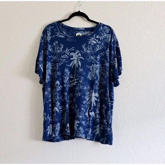 We The Free Bali Backpacker Knit T-Shirt Berry Combo Size Medium Linen Blend - Picture 7 of 7